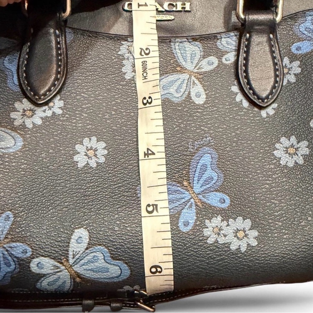 This bag is the Coach Darcie Carryall with Butterfly Print (Style No. CH212). - Picture 7 of 7